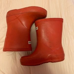Toddler Hunter boots.